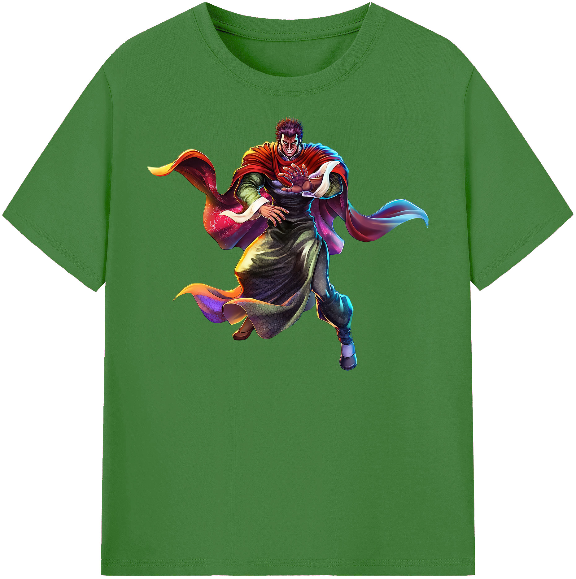 （画像用） 北斗の拳 Fist of the North Star レディースカジュアルプリントTシャツ（綿100％）